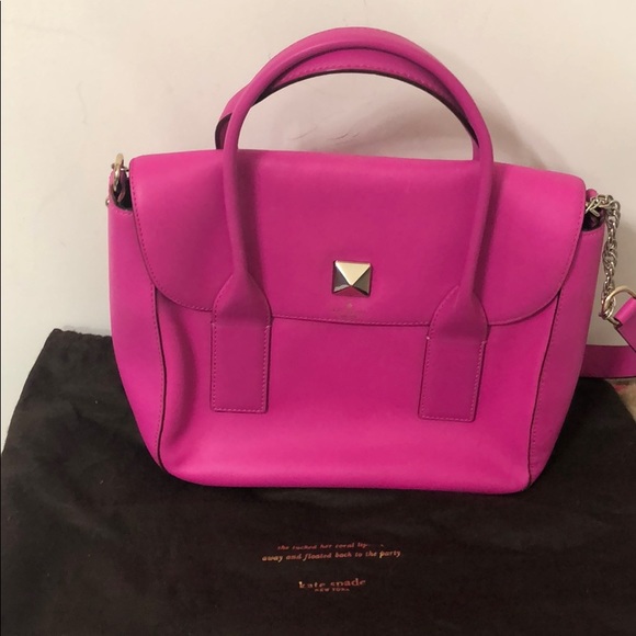 kate spade Handbags - Kate Spade pink bag- Florence Broadhurst interior